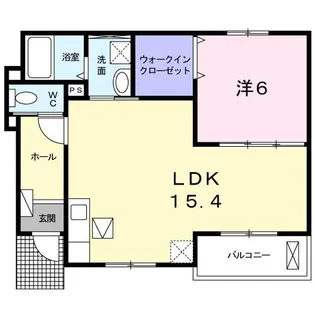 クラール【1階】の間取り