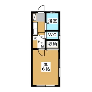 第2メゾン山本【1階】の間取り
