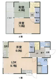 神奈川県横浜市南区別所2【一戸建】の間取り