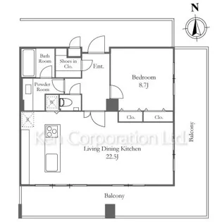 原宿プラザ【5階】の間取り