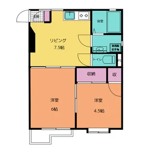 シャトウ阿美【3階】の間取り