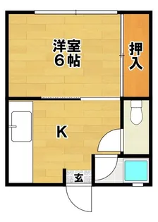 コーポ奥名A【2階】の間取り