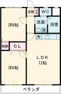 ソシアル・パレス【1階】の間取り