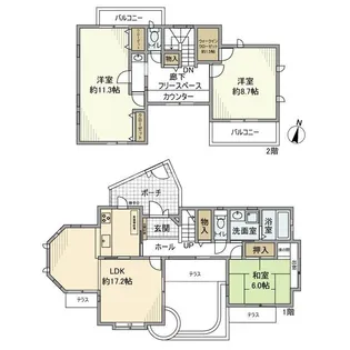 千葉県千葉市中央区蘇我5【一戸建】の間取り