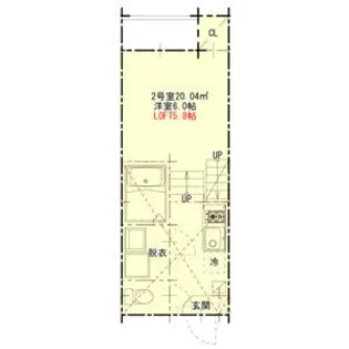 NeverSummer小幡(ネバーサマーオバタ)【2階】の間取り