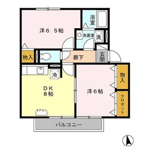 FIND BIRDIE A【2階】の間取り