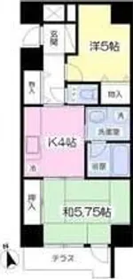 ヒューマンスクエアメゾンサカナチョウ【1階】の間取り