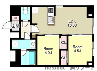 千葉県市川市田尻5【マンション】の間取り