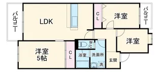 ヴィラコート青葉台【2階】の間取り