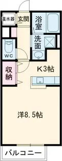 ボナールハイツ【1階】の間取り