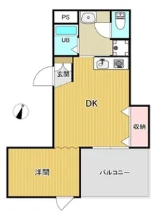 大阪府大阪市港区弁天6【マンション】の間取り