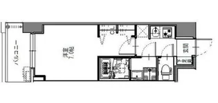 1Kの間取り画像