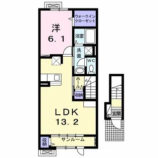 プロムナード【2階】の間取り