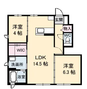 広島県福山市神村町【アパート】の間取り