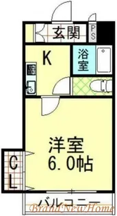 ラフォーレ中之町【5階】の間取り