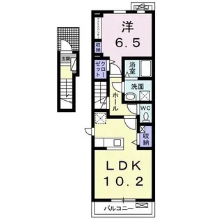 兵庫県小野市王子町【アパート】の間取り
