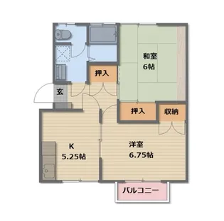 長野県長野市大字東和田【アパート】の間取り