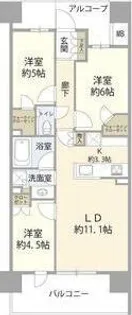 3LDKの間取り画像