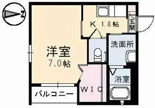 アンシャンテ【1階】の間取り