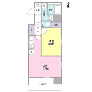 ラークガーデン木場【5階】の間取り