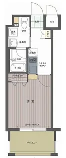 1Kの間取り画像