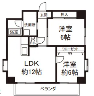 大阪府大阪市東淀川区小松1【マンション】の間取り