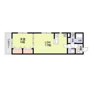 フォレストメゾン弦巻【2階】の間取り