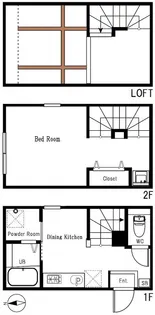 ハーミットクラブハウス京急蒲田の間取り