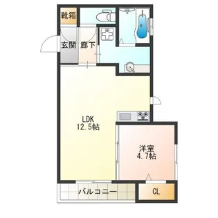 KSC【2階】の間取り