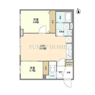 東京都世田谷区砧3【マンション】の間取り