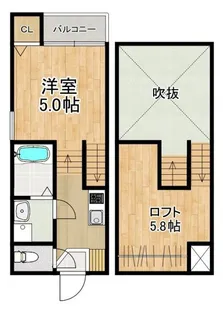 MODERN PALAZZO 諫早BRILLER【2階】の間取り