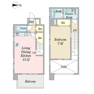 MM Hills Place横濱の間取り