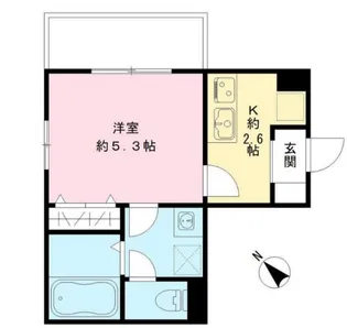 ブエナビスタ二子玉川【1階】の間取り