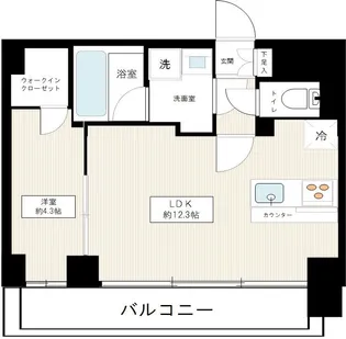 ミルーナヒルズ柏【3階】の間取り