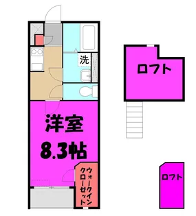東京都足立区伊興4【アパート】の間取り