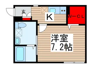 ラピスラズリ松戸【1階】の間取り