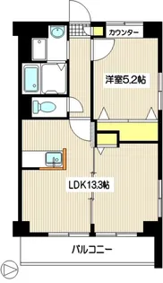 ル・ポール【3階】の間取り
