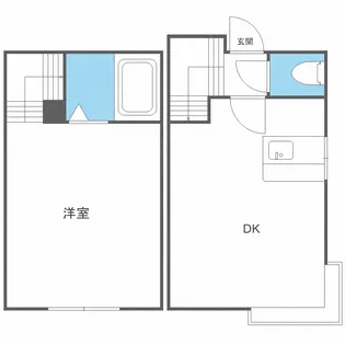 北海道札幌市西区八軒八条東5【アパート】の間取り