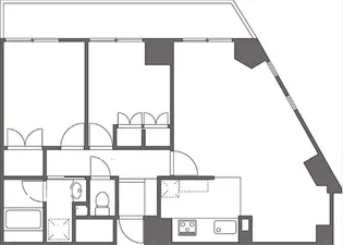 ラフィネ大崎(C)【4階】の間取り