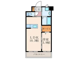福岡県北九州市八幡西区陣原3【マンション】の間取り