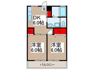 信太ビル【4階】の間取り