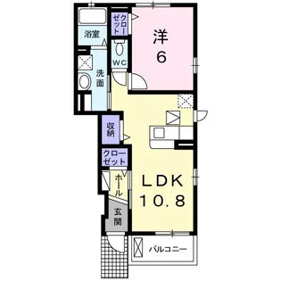 フェリス・M【1階】の間取り