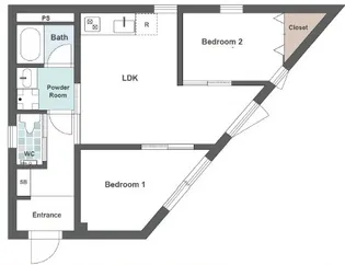 アクロスシティ東日本橋【5階】の間取り