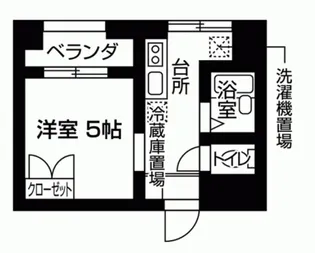 東京都新宿区新宿1【マンション】の間取り