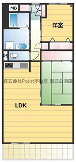 大阪府大阪市此花区西九条3【マンション】の間取り