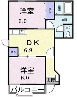 レガシーガーデン【1階】の間取り