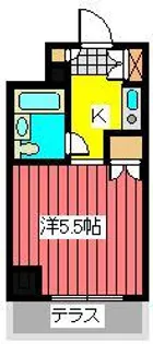 扶桑マンション【1階】の間取り