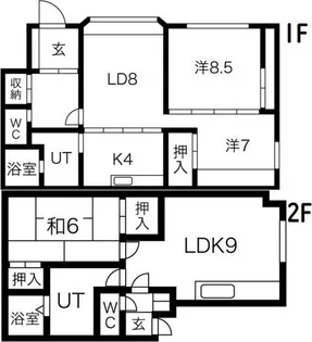 長谷川ハイツの間取り