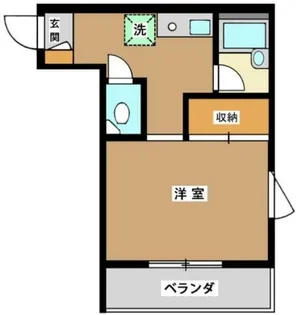 カーサ梨本【2階】の間取り