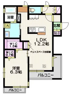 ソレイユ西池袋【1階】の間取り